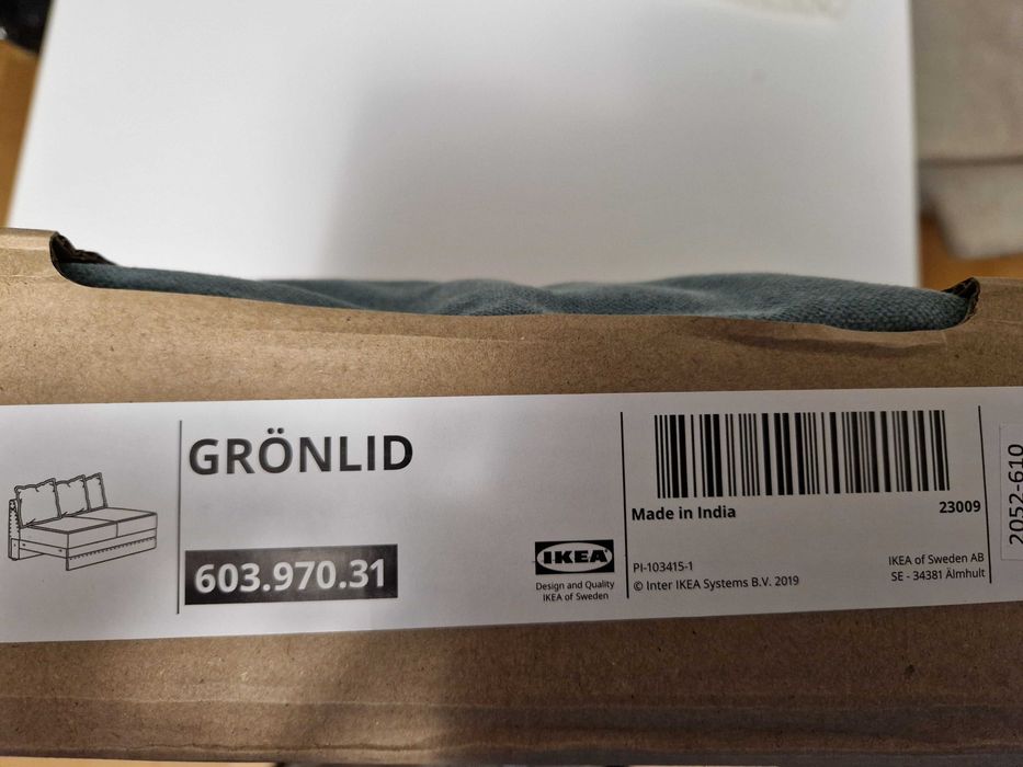 Pokrowiec na dwuosobową nierozkładaną kanapę Gronlid IKEA