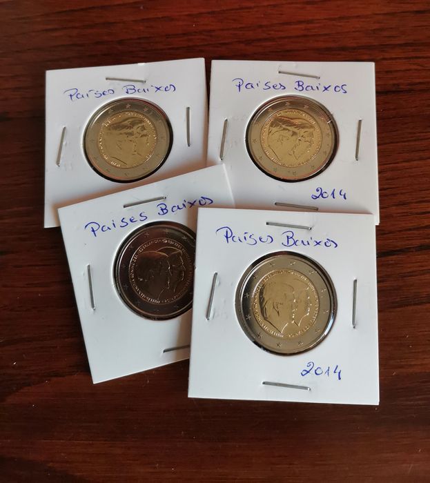 Países Baixos 2014 - Moeda 2 €UNC comemorativa - Abdicação da Rainha