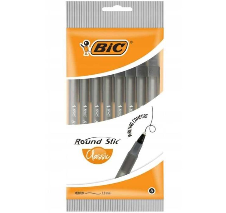 Długopisy BIC ROUND STIC Czarne