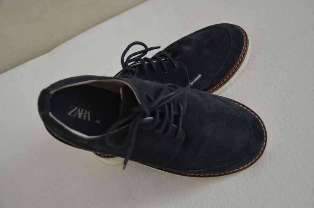 ZARA eleganckie okazjonalne półbuty buty chłopięce jak nowe 37 23 cm