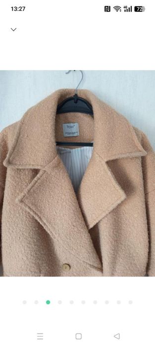 Пальто букле «Тедді» oversize