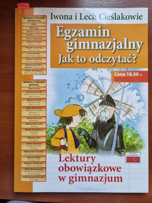Opracowanie lektur do egzaminu ósmoklasisty