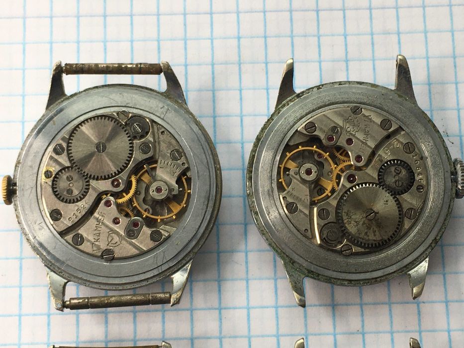 Часы механические Старт СССР 4 штуки одним лотом - под восстановление