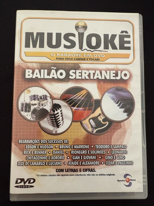 Dvds de karaoke originais