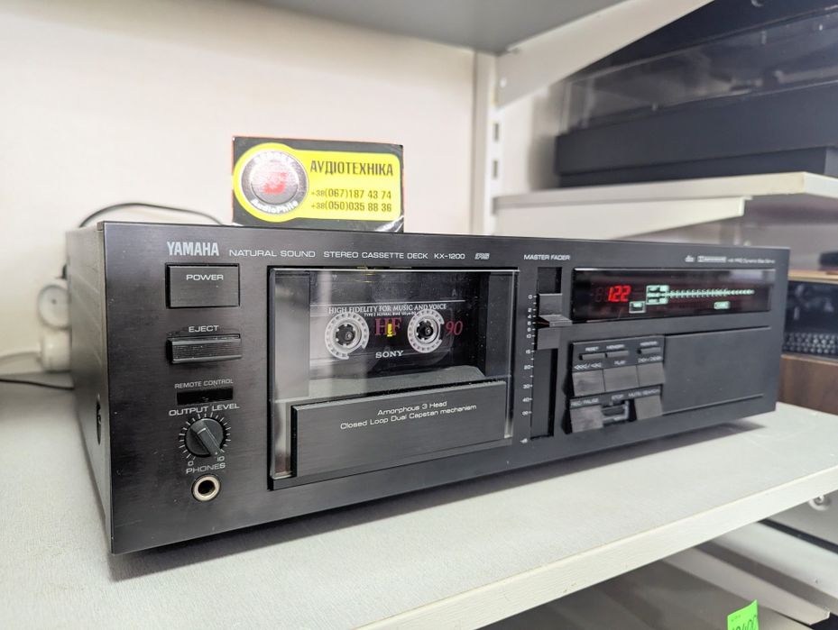 Топовая Yamaha KX-1200. Stereo Cassette Deck. 3 Головы! 2 Тонвала! JAPAN