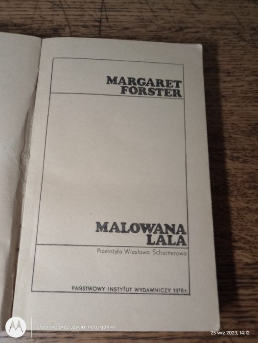 Malowana Lala. Margaret Forster.