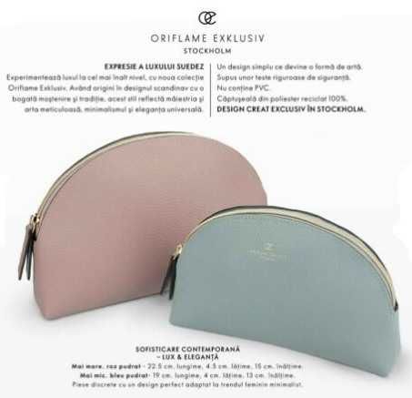 Conjunto de dois Estojos / Bolsas Oriflame