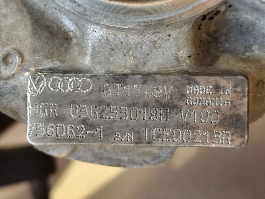 Турбіна 2.0 d. 16V Volkswagen, Audi, Seat, Skoda, Mitsubishi