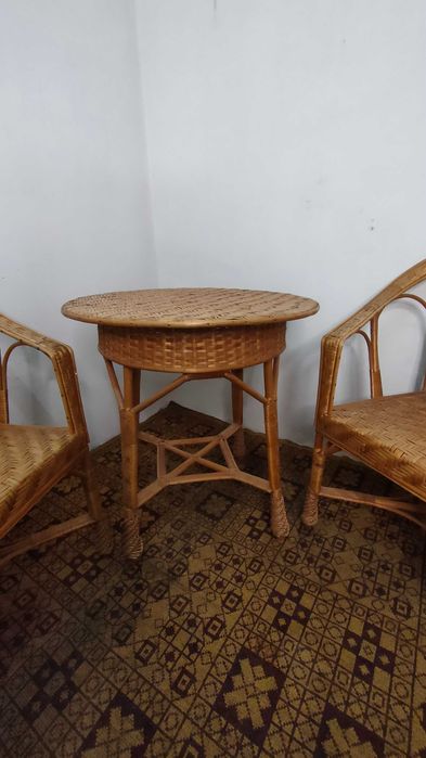 Zestaw rattanowy ogrodowy