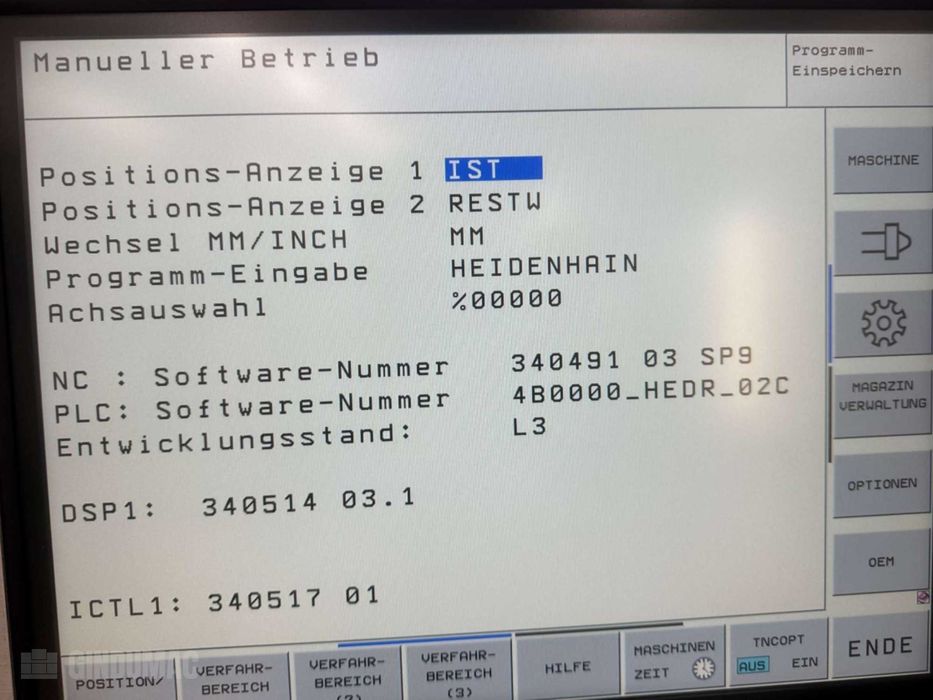 Centrum obróbcze CNC DMG DECKEL MAHO 1035V
