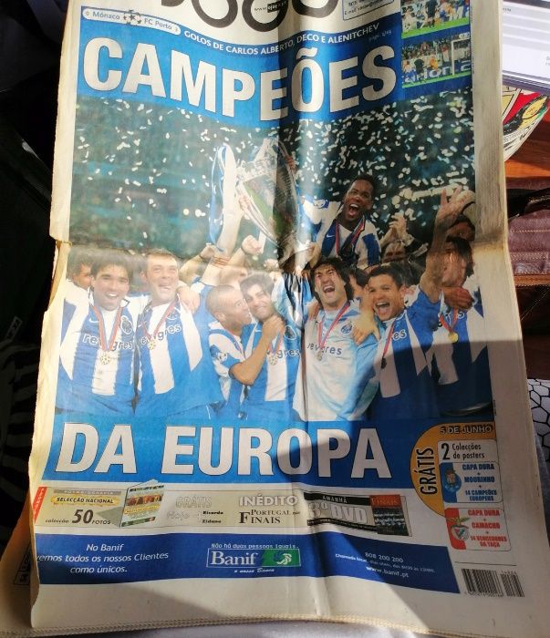FC Porto - campeão europeu Jornal o jogo