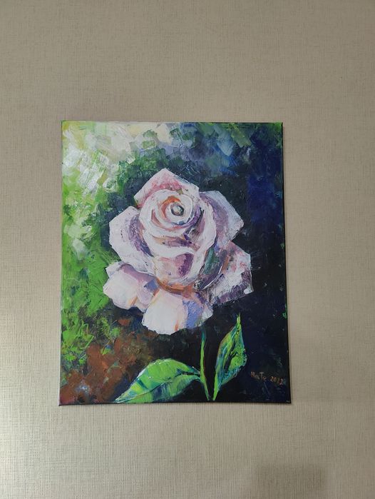 Картина на полотні ( троянда )