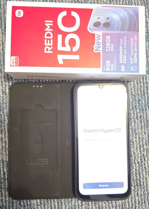 Xiaomi Redmi 15C 4/128 GB Midnight Black jak nowy