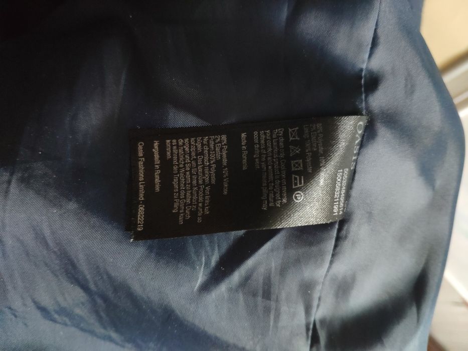 Пальто синє Oasis