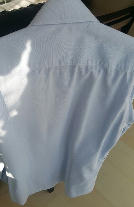 Koszula męska firmy PRÓCHNIK z długim rękawem niebieska 176-182 / 39