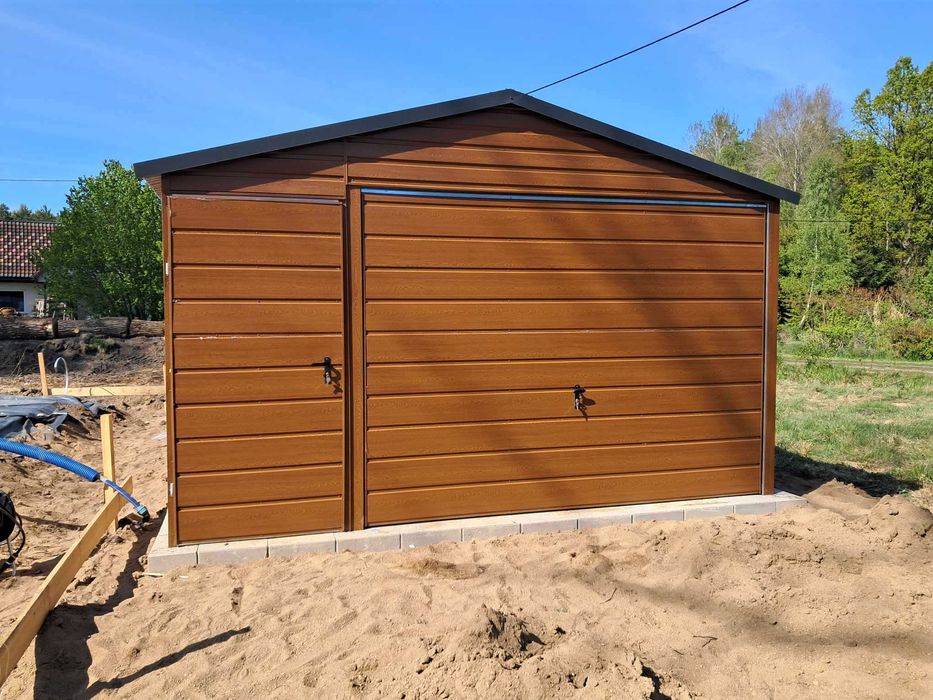 Garaż blaszany 4x5 domek narzędziowy/schowek Producent SZYBKIE TERMINY