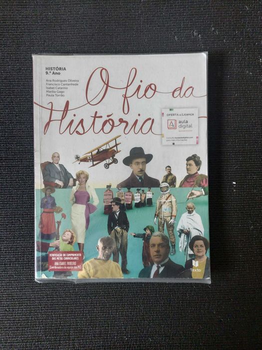 Manual escolar e caderno de atividades - O Fio da História 9 - História 9º ano