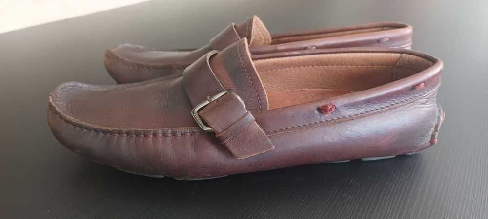 Prada mocassins pele para homem