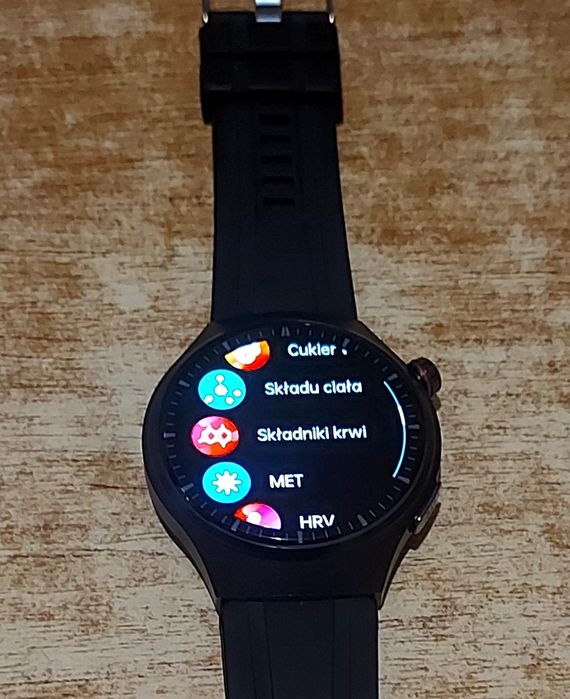 Zegarek Smartwatch ciśnieniomierz glukoza EKG super amoled 440mAh !!!