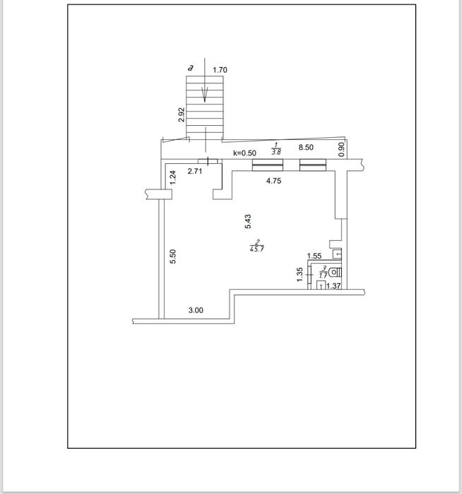 Здам приміщення на КОДАК
