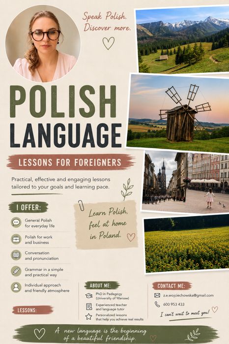 Polish for foreigners/ język polski dla obcokrajowców