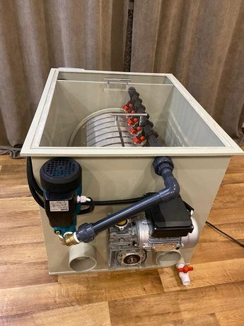 Барабанный фильтр для УЗВ и пруда с КПД до 98%.