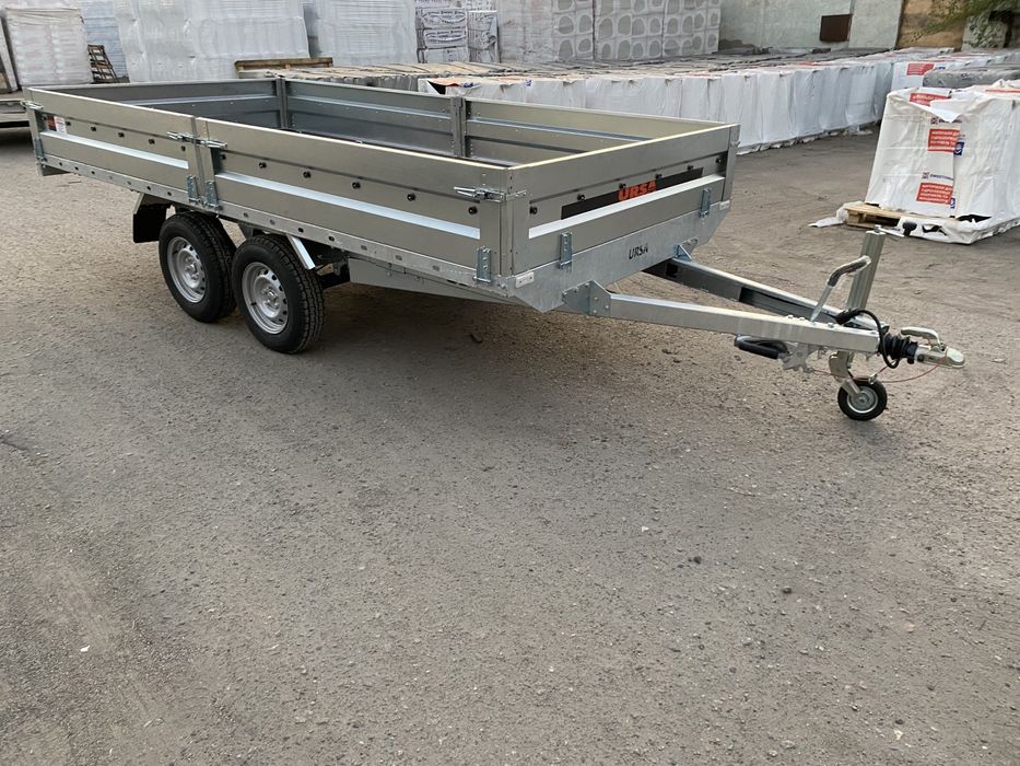 Причіп платформа 4х2 оцинкований з гальмівною системою на 2700кг