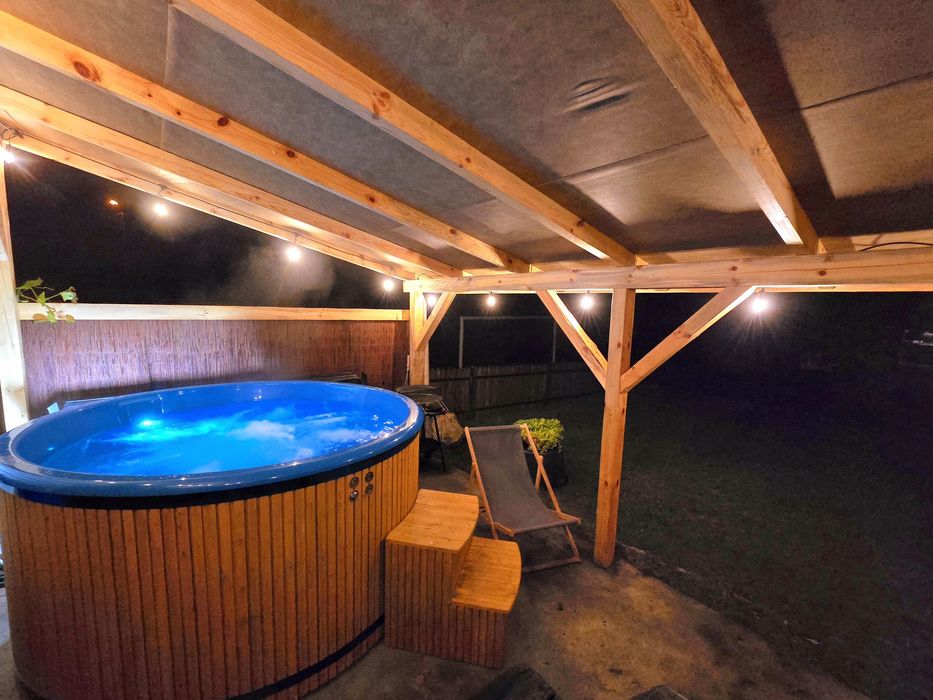 Domki nad rzeką balia jacuzzi Jura krakowsko-częstochowska