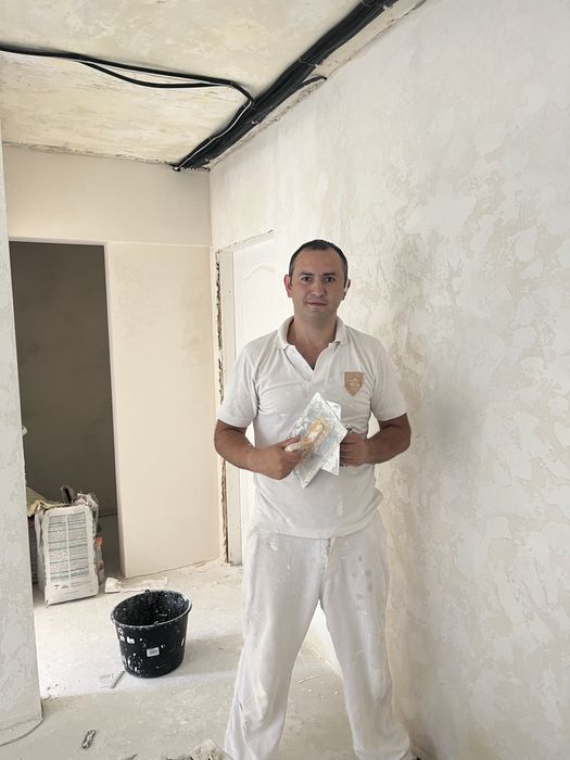 Шпаклевка стен под обои от 125, поклейка обои и покраска стен от 80 гр