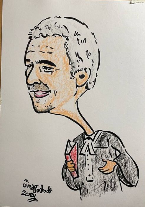 Cartoon por fotografia profissões