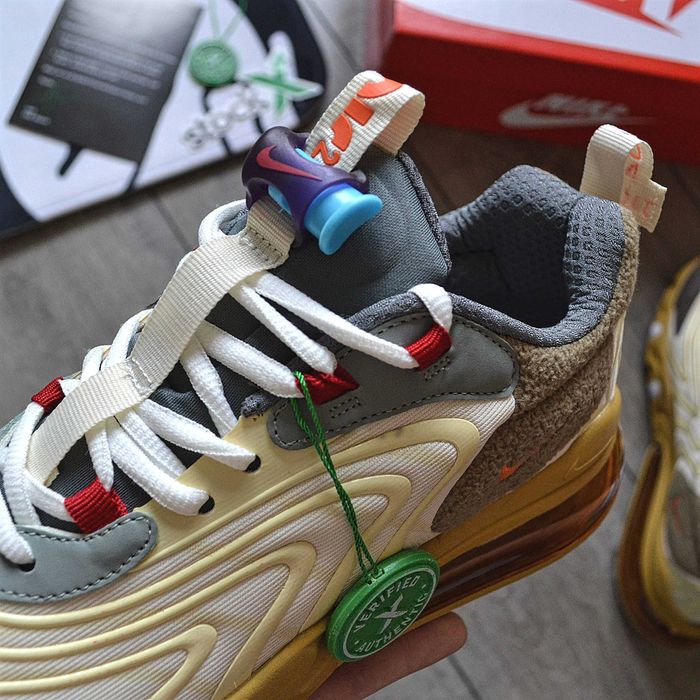 Чоловічі кросівки Travis Scott X Nike Air Max 270 React "Cactus Trails" Розміри 40-45