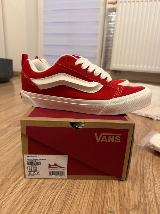 Vans Knu Skool Racing Red/Marshmallow к40