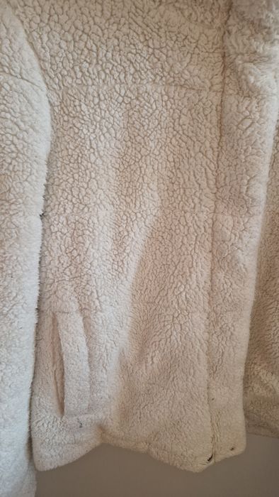 Kurtka dwustronna futerko kożuszek guess oryginalne białe cieple