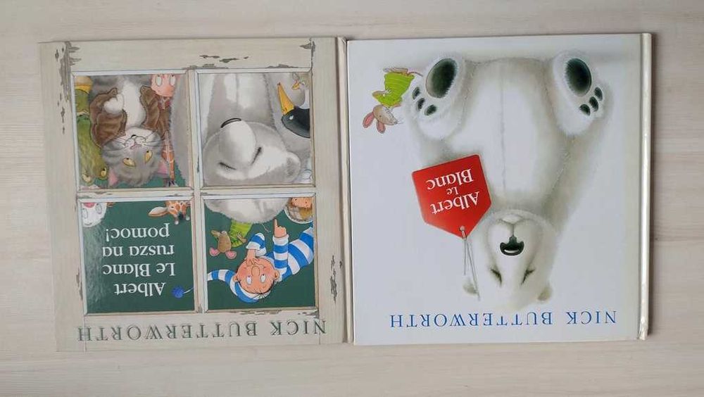 Nick Butterworth Albert Le Blanc i Albert Le Blanc rusza na pomoc