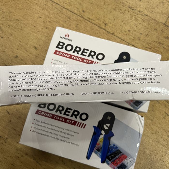 BORERO - Alicate de Crimpagem - NOVO