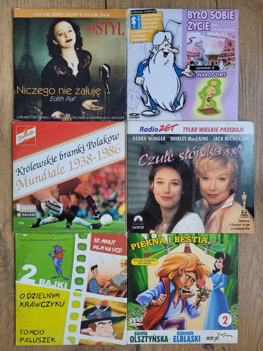 12 filmów na DVD za 20 zł ! Sprzęt AV . Płyty . Kasety . Tanio !