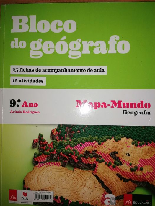 Caderno de Atividades Mapa Mundo Geografia