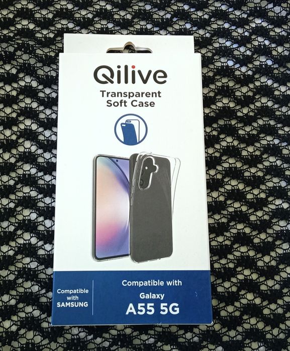 Capa Samsung Galaxy A55 5G Qilive Transparente NOVA Selada