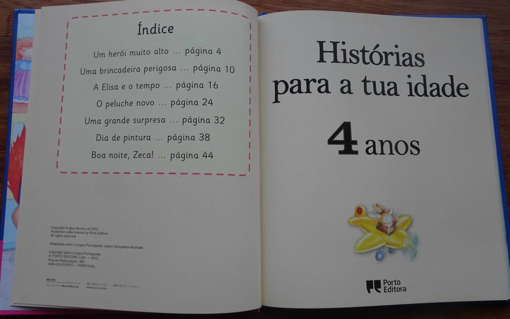 Histórias Para A Tua Idade (Histórias Para Crianças de 4 Anos)