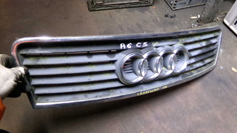 Cze66 Grill atrapa chłodnicy audi a6 c5 lift wysyłka części