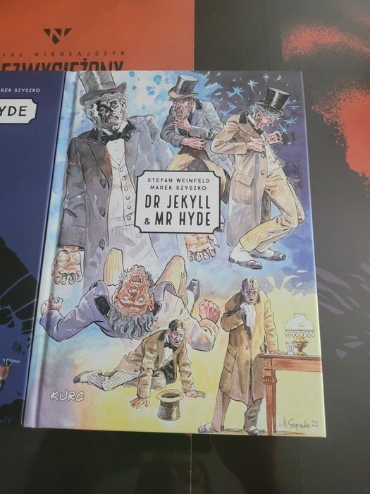 Dr jekyll & mr hyde 2 komiksy .kolor