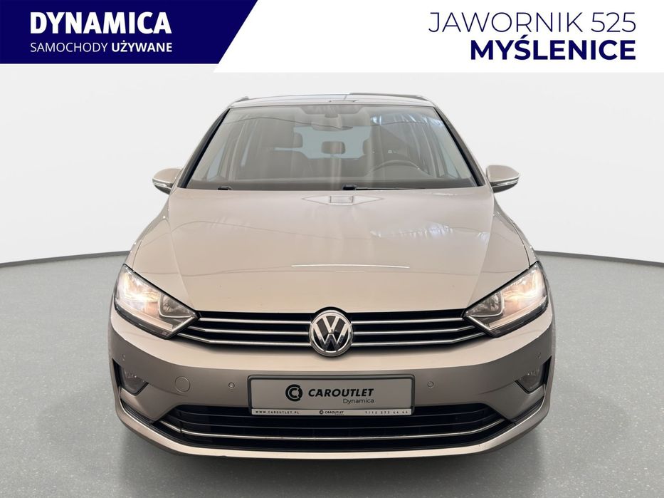 Volkswagen Golf Sportsvan Highline 1.4TSI 125KM DSG 2016 r., salon PL, serwisowany, kpl. opon