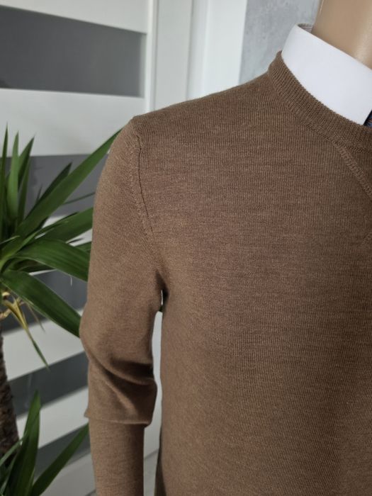 Nn07 męski sweter 100 % wool L
