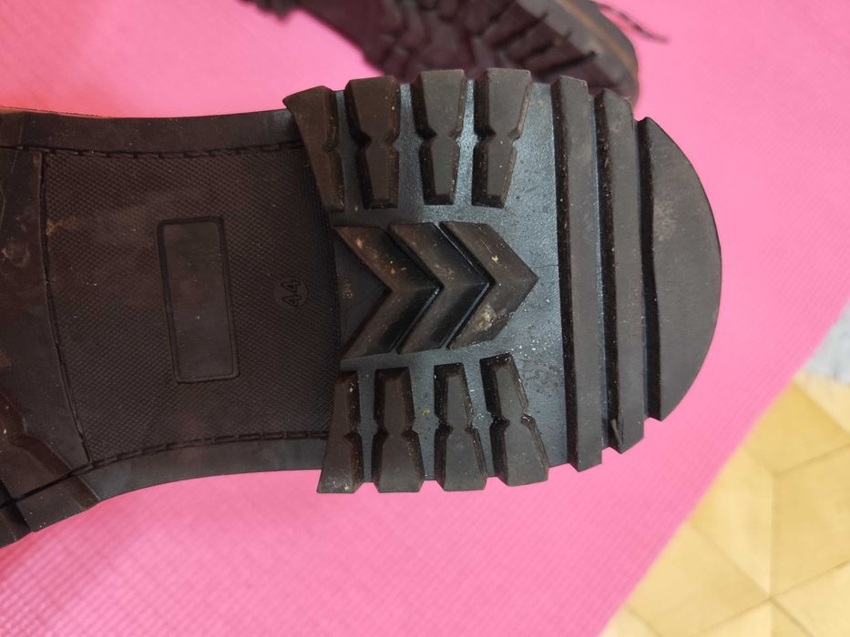 Męskie buty trapery skórzane trekingowe zimowe sznurowane odin