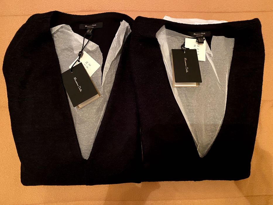 Vestido curto lã Massimo Dutti (Novo XS e S)