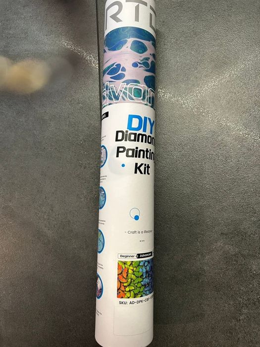 Wyklejanki diamentowe, haft diamentowy