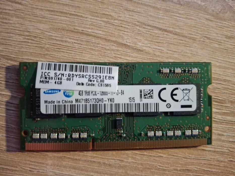 Samsung 4GB DDR3L 1600MHz SO-DIMM RAM do laptopa