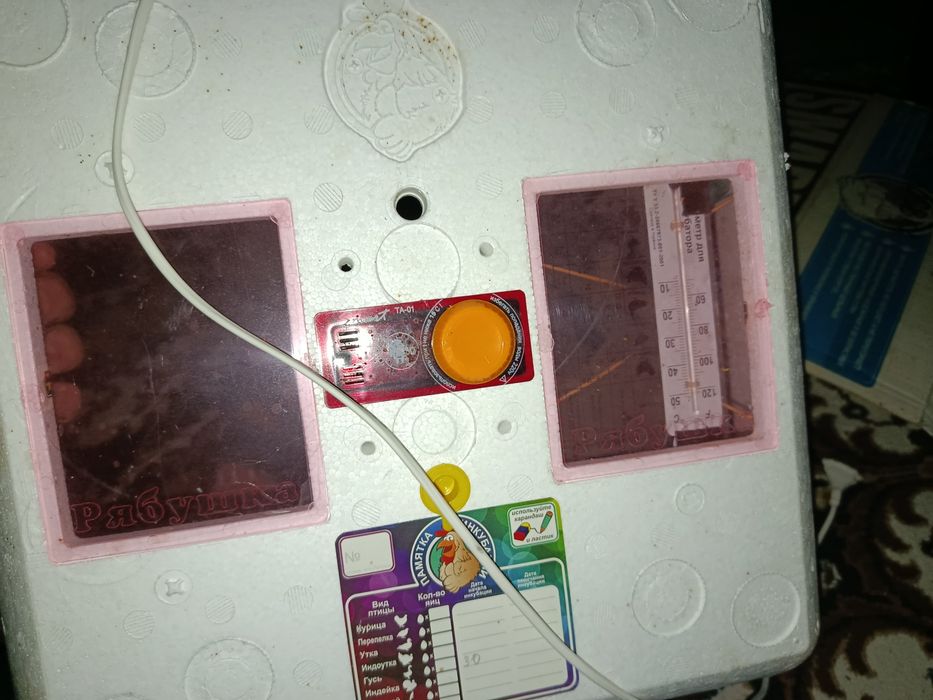 Інкубатор Рябушка робочий полностью  новий