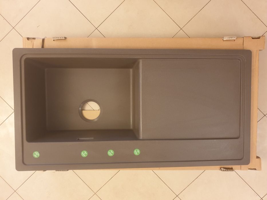 Zlewozmywak Blanco Zenar XL 6 S F Silgranit Cafe  prawy