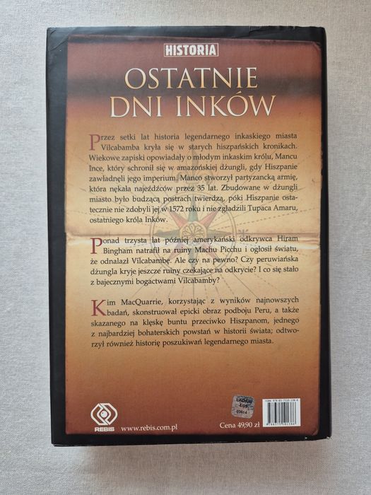 Ostatnie Dni Inków Kim Macquarrie